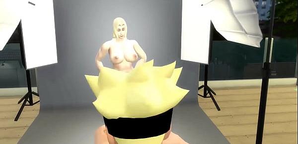  Naruto Porn BBW Cap 3 Boruto hace una seccion de foto con sunade y le dice que si se puede quitar la ropa y termian follandola como al el le gusta sexo duro anal